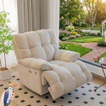 Load image into Gallery viewer, Electric Power Recliner Chair with Massage Heat Rocking Swivel &amp; Vibration
