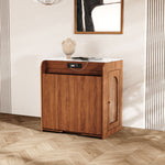 Load image into Gallery viewer, Wooden cabinet with charging port
