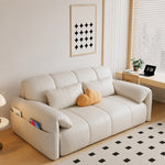 Load image into Gallery viewer, Modern Channel Wireless Control Tufted Scratch Resistance Synthetic Leather Sleeper Sofa Bed
