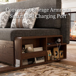 Load image into Gallery viewer, Modern Storage Sofa Bed with Lift-up Function Space-saving Design Elegant and Practical
