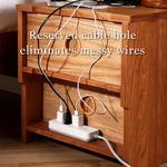 Load image into Gallery viewer, Vintage Solid Wood Bedroom Nightstand With Brass Knobs
