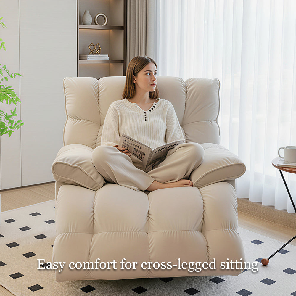 Electric Power Recliner Chair with Massage Heat Rocking Swivel & Vibration
