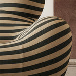 Load image into Gallery viewer, Modern Sculptural Striped Accent Chair Artistic Lounge Chair
