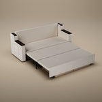 Load image into Gallery viewer, 83'' 3-Seater Pull-Out Sleeper Sofa with Storage &amp; USB Port
