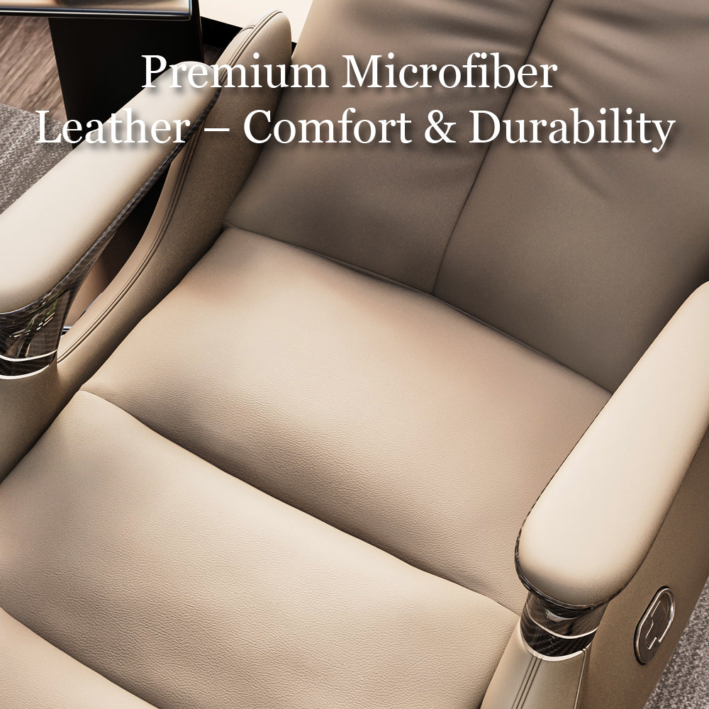 Luxury Ergonomic Massage Chair with Heating Ventilation and Smart Voice Control