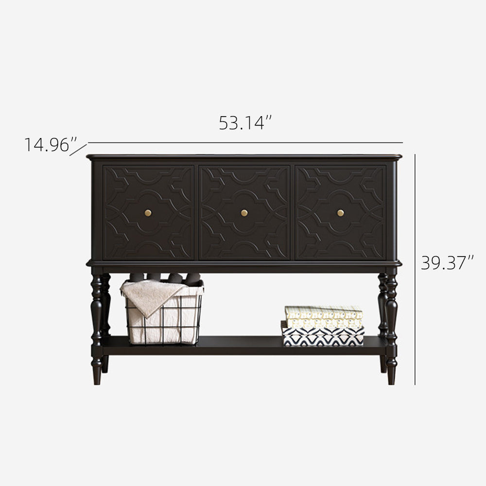 Retro Traditional Storage Sideboard Buffet for Home Entry