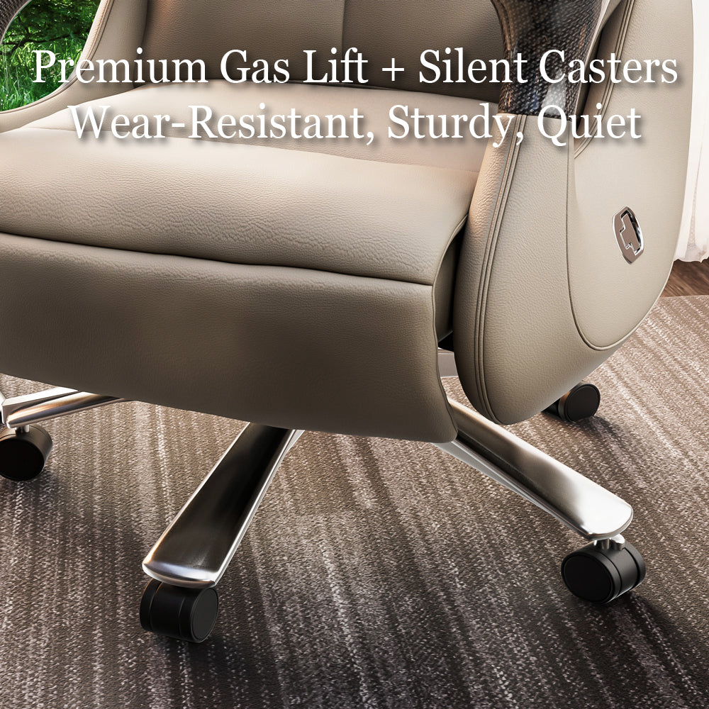 Luxury Ergonomic Massage Chair with Heating Ventilation and Smart Voice Control