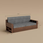 Load image into Gallery viewer, Modern Storage Sofa Bed with Lift-up Function Space-saving Design Elegant and Practical
