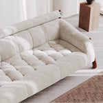 Load image into Gallery viewer, Modern Bouclé Upholstered Wooden Frame Lounge Sofa
