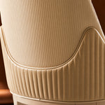 Load image into Gallery viewer, Modern Upholstered Dining Chair Set of 2 with Gold-Tipped Legs and Curved Armrests
