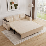 Load image into Gallery viewer, 83'' Modern Convertible Sofa Bed with Storage Contemporary Upholstered Sleeper Sofa
