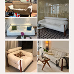 Load image into Gallery viewer, Modern Bouclé Upholstered Wooden Frame Lounge Sofa
