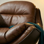 Load image into Gallery viewer, Modern Oversized Faux Leather Lounge Chair Deep Seat Lazy Sofa Accent Chair
