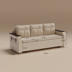 Load image into Gallery viewer, 83'' Modern Convertible Sofa Bed with Storage Contemporary Upholstered Sleeper Sofa
