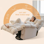 Load image into Gallery viewer, Electric Power Recliner Chair with Massage Heat Rocking Swivel &amp; Vibration
