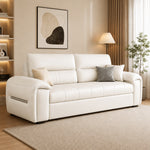 Load image into Gallery viewer, Modern Faux Leather Sofa Bed with Storage Convertible Couch for Living Room
