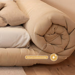 Load image into Gallery viewer, Minimalist Japanese-Style Tatami Bed Fabric Steel-Wood Slatted Frame
