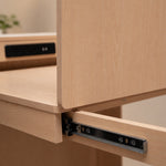Load image into Gallery viewer, 73" Freestanding Murphy Dining Table with Sintered Stone Cabinet Top
