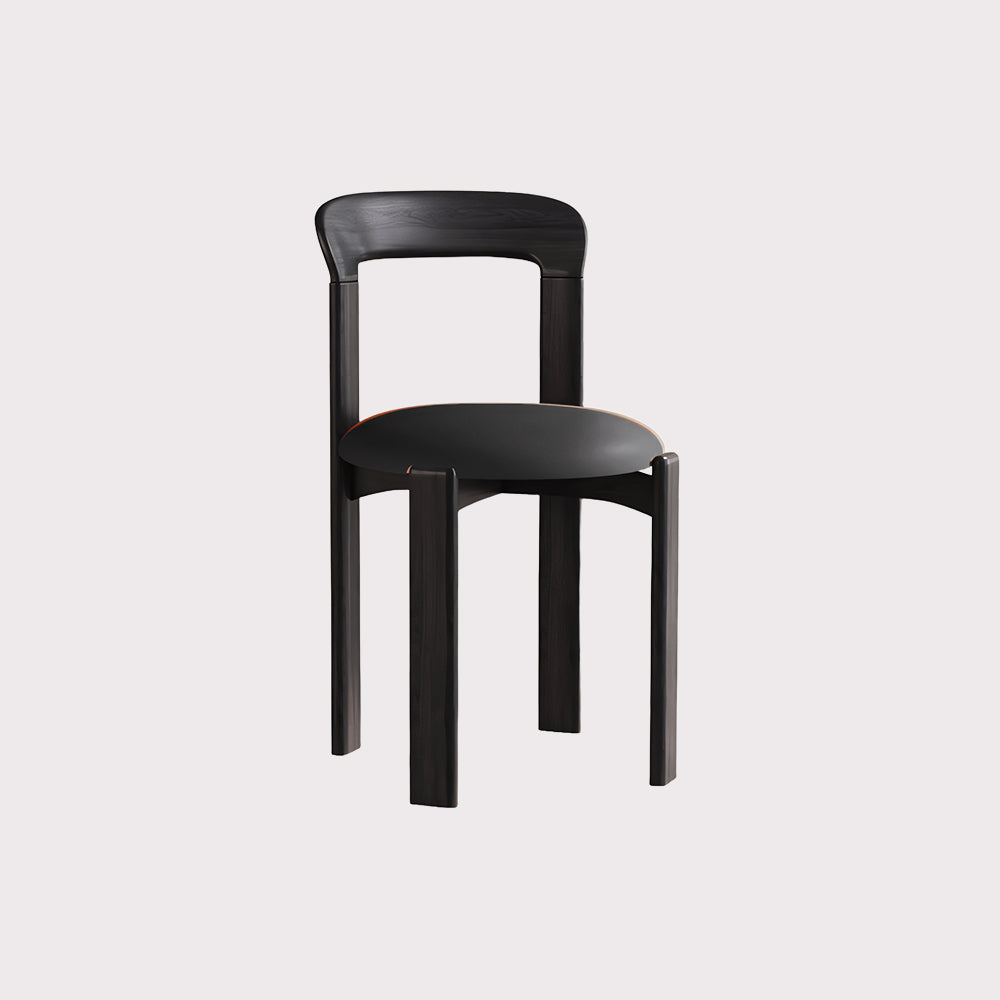 Set of 2 Modern Chic Solid Wood Frame Dinning Chair with Upholstered Cushion