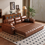 Load image into Gallery viewer, 89.7'' cat scratch-resistant convertible sofa bed with hidden storage
