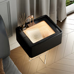 Load image into Gallery viewer, Smart Nightstand with Transparent Acrylic Legs and Motion Sensor LED Light
