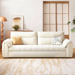 Load image into Gallery viewer, Convertible Sofa Bed Storage Drawer Soft Velvet Upholstery Solid Wood Frame
