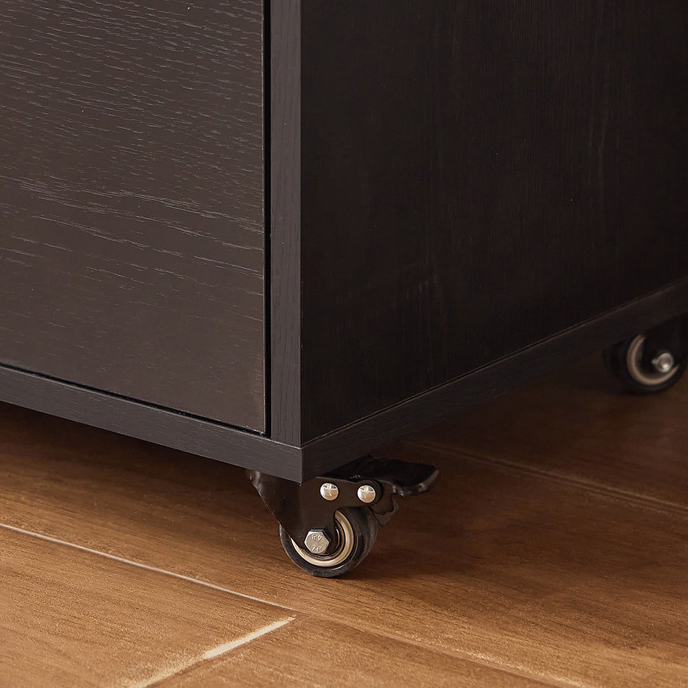 Modern Pet House Side Cabinet Wooden Storage End Table Multi Functional Design
