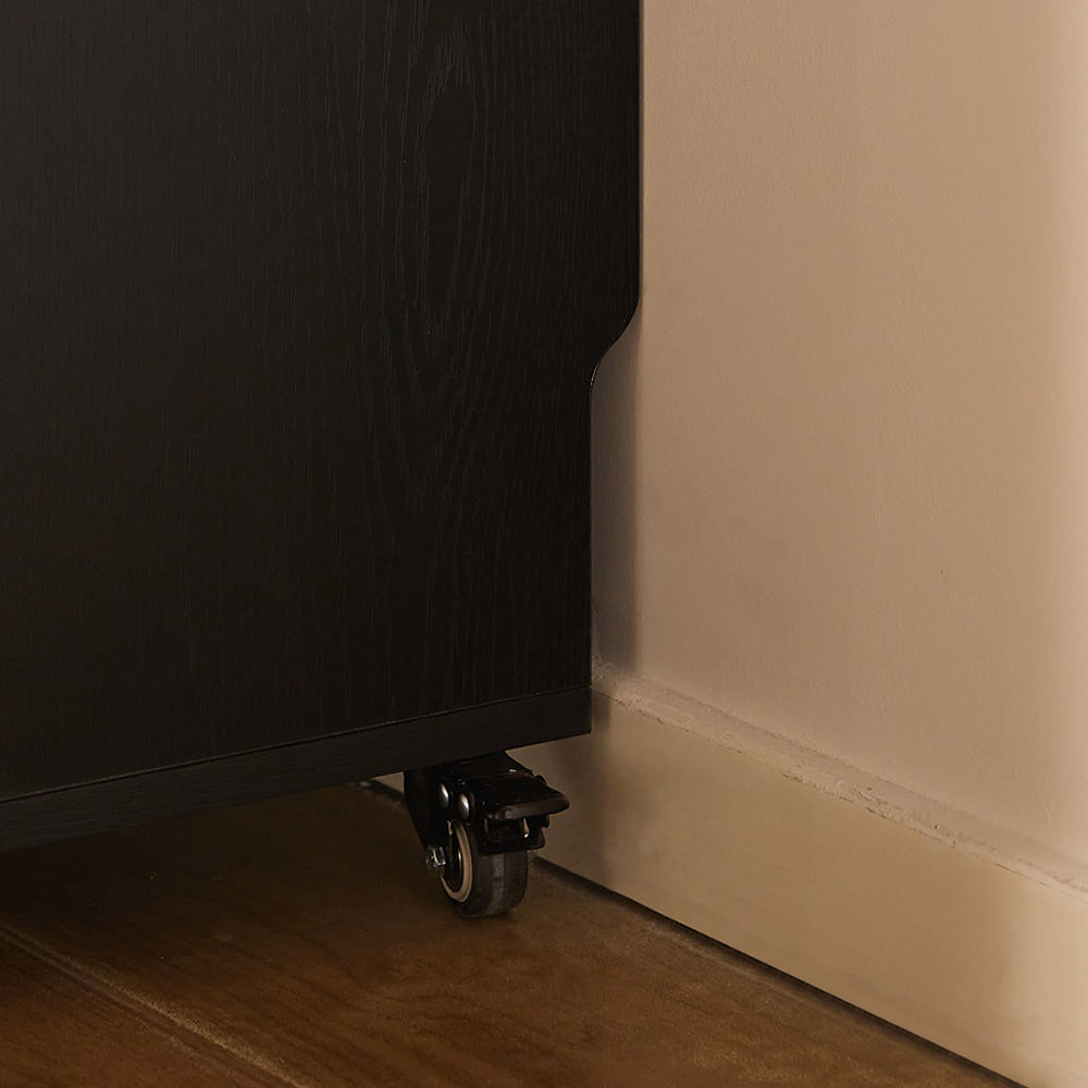Modern Pet House Side Cabinet Wooden Storage End Table Multi Functional Design