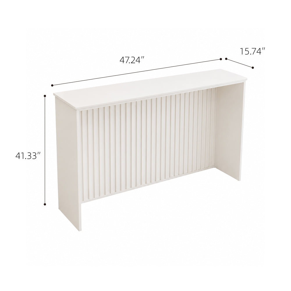Contemporary Luxury Sintered Marble Slat and Lacquering Steel Panel Craftsmanship Bar Corner Table Set Collection