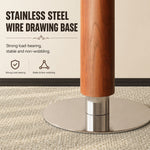 Load image into Gallery viewer, 31.49" Modern Round Dining &amp; Conversation Table with Marble-Effect Top and Stainless Steel Base
