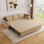 Load image into Gallery viewer, 83'' Modern Convertible Sofa Bed with Storage Contemporary Upholstered Sleeper Sofa
