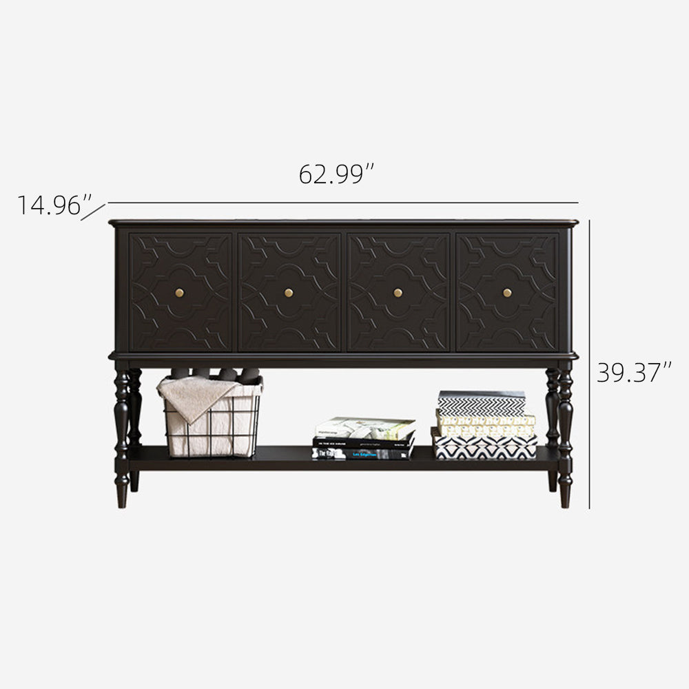 Retro Traditional Storage Sideboard Buffet for Home Entry
