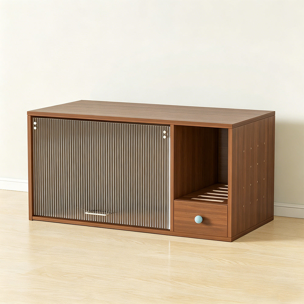Modern Modular Storage Cabinet Pet Friendly Sideboard Multi Functional Cabinet