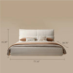 Load image into Gallery viewer, Modern Minimalist Bed with Elegant LED Lighting and Plush Upholstered Headboard for a Luxurious Bedroom Retreat
