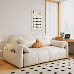 Load image into Gallery viewer, Modern Channel Wireless Control Tufted Scratch Resistance Synthetic Leather Sleeper Sofa Bed
