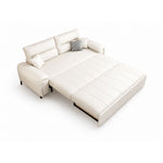 Load image into Gallery viewer, Modern Faux Leather Sofa Bed with Storage Convertible Couch for Living Room
