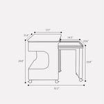 Load image into Gallery viewer, Modern Multi-Functional Coffee Table with Foldable Lift-Top Rotatable &amp; Extendable Design
