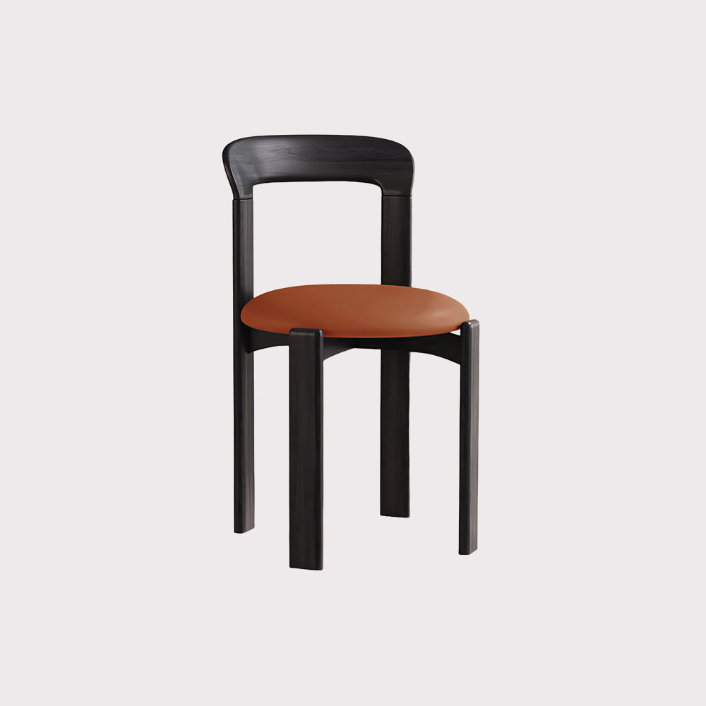 Set of 2 Modern Chic Solid Wood Frame Dinning Chair with Upholstered Cushion