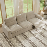 Load image into Gallery viewer, 115.35'' CloudLuxe Power Reclining 3-Seat Sofa Linen Fabric Cloud Comfort
