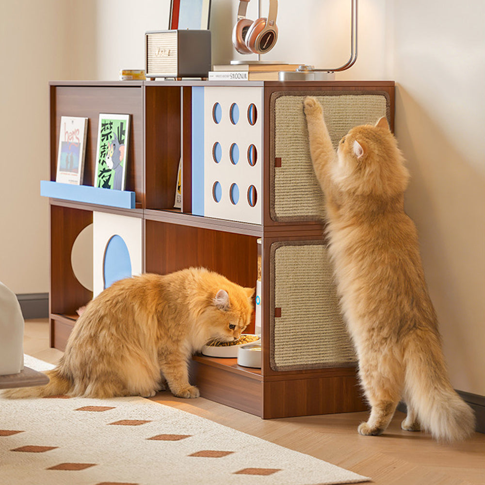 Modern Modular Storage Cabinet Pet Friendly Sideboard Multi Functional Cabinet