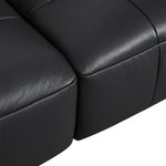 Load image into Gallery viewer, 130.7'' Modern Power Reclining Sectional Sofa Black Genuine Leather Deep Seat Electric Lounge Sofa with Chaise
