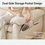 Load image into Gallery viewer, Modern Convertible Sofa Bed Tufted Fabric Sleeper Sofa Space Saving Pull Out Couch  Description
