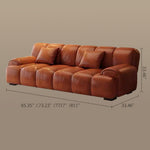 Load image into Gallery viewer, Modern Faux Leather Foldable Sofa Bed with Cushioned Armrests
