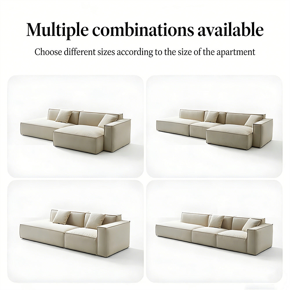 Modern Modular Washable Fabric Sectional Sofa