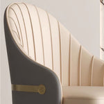 Load image into Gallery viewer, Set of 2 Modern Luxury Dining Chairs with Curved Backrest and Dual-Tone Upholstery
