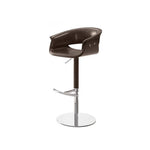 Load image into Gallery viewer, Modern Adjustable Swivel Bar Stool PU Leather Seat Gas Lift Height Adjustable Counter Bar Chair 1 Piece
