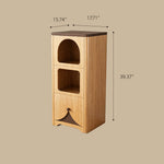 Load image into Gallery viewer, Modern Wooden Pet Friendly Storage Cabinet Coffee Table and TV Stand Set with Multi Functional Design
