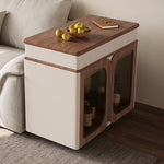 Load image into Gallery viewer, Modern Lift Top Coffee Table with Storage Extendable Wooden Coffee Table with Open Shelves Multi-Functional Living Room Table
