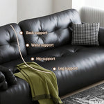 Load image into Gallery viewer, Modern Faux Leather Sofa Bed Convertible Sleeper Sofa Minimalist Folding Couch for Living Room
