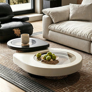 Modern Irregular Nesting Coffee Table Set Minimalist Lacquer Finish Living Room Tea Table